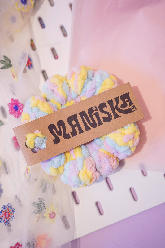 Pastel Rainbow - XL Scrunchie