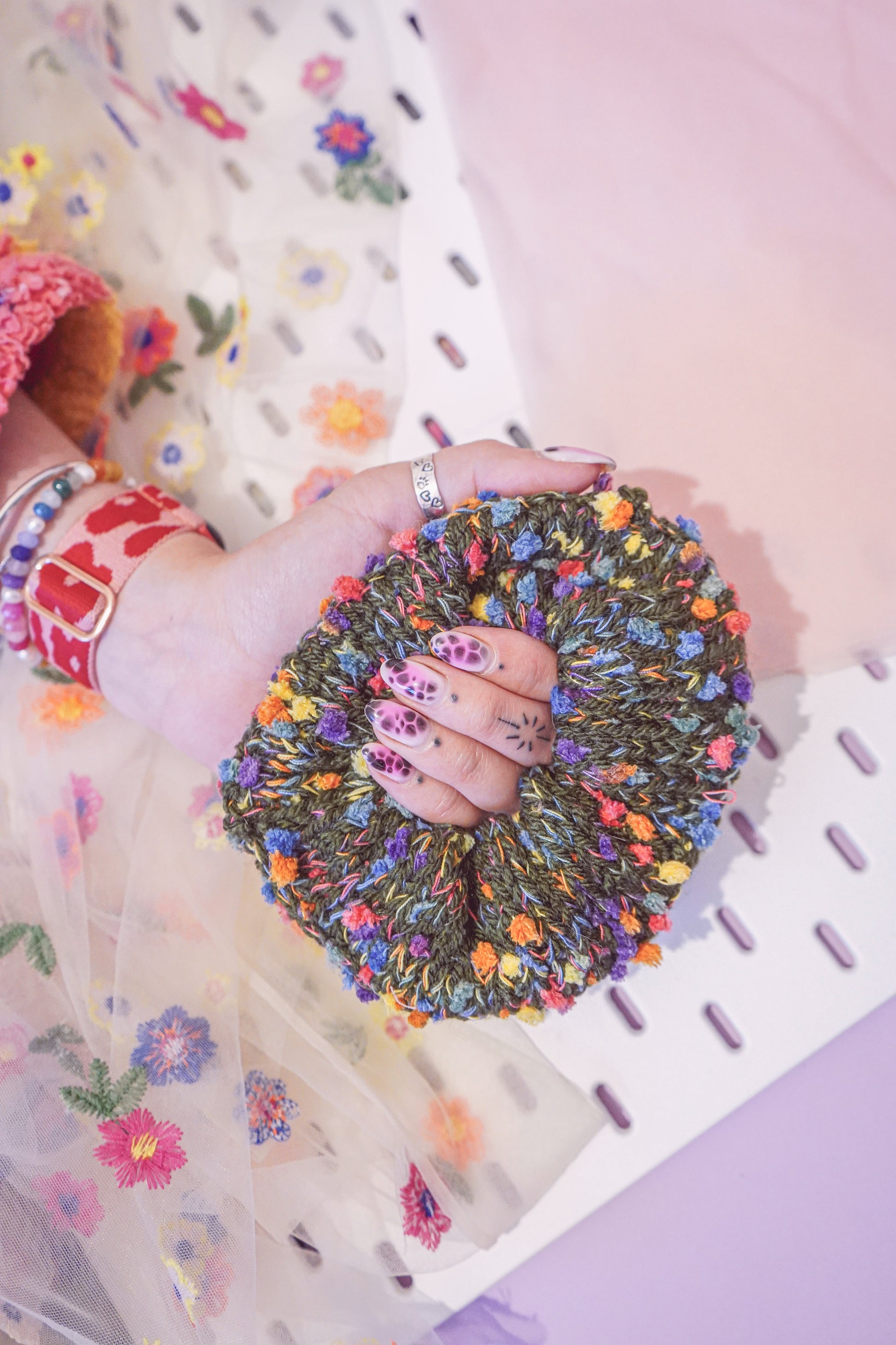 Cottage Garden - Scrunchie