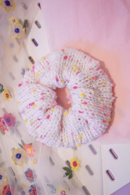 Cotton Candy - Knitted XL Scrunchie