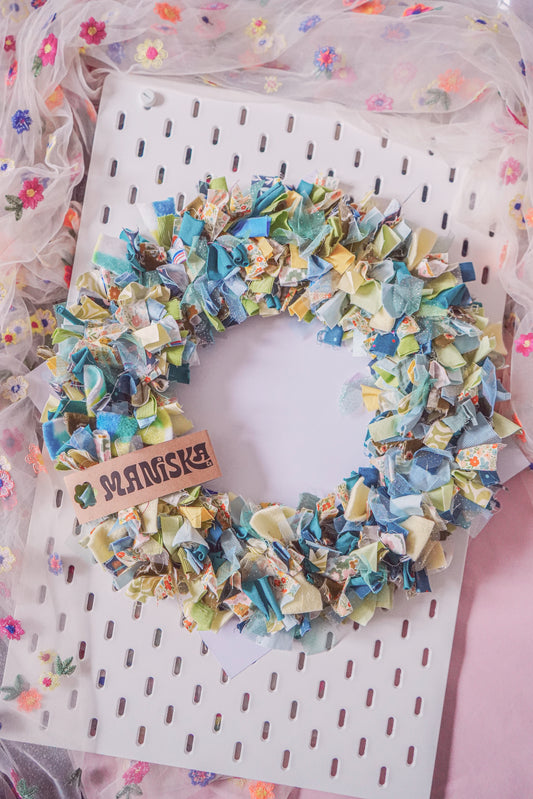 Fabric Wreath - Green