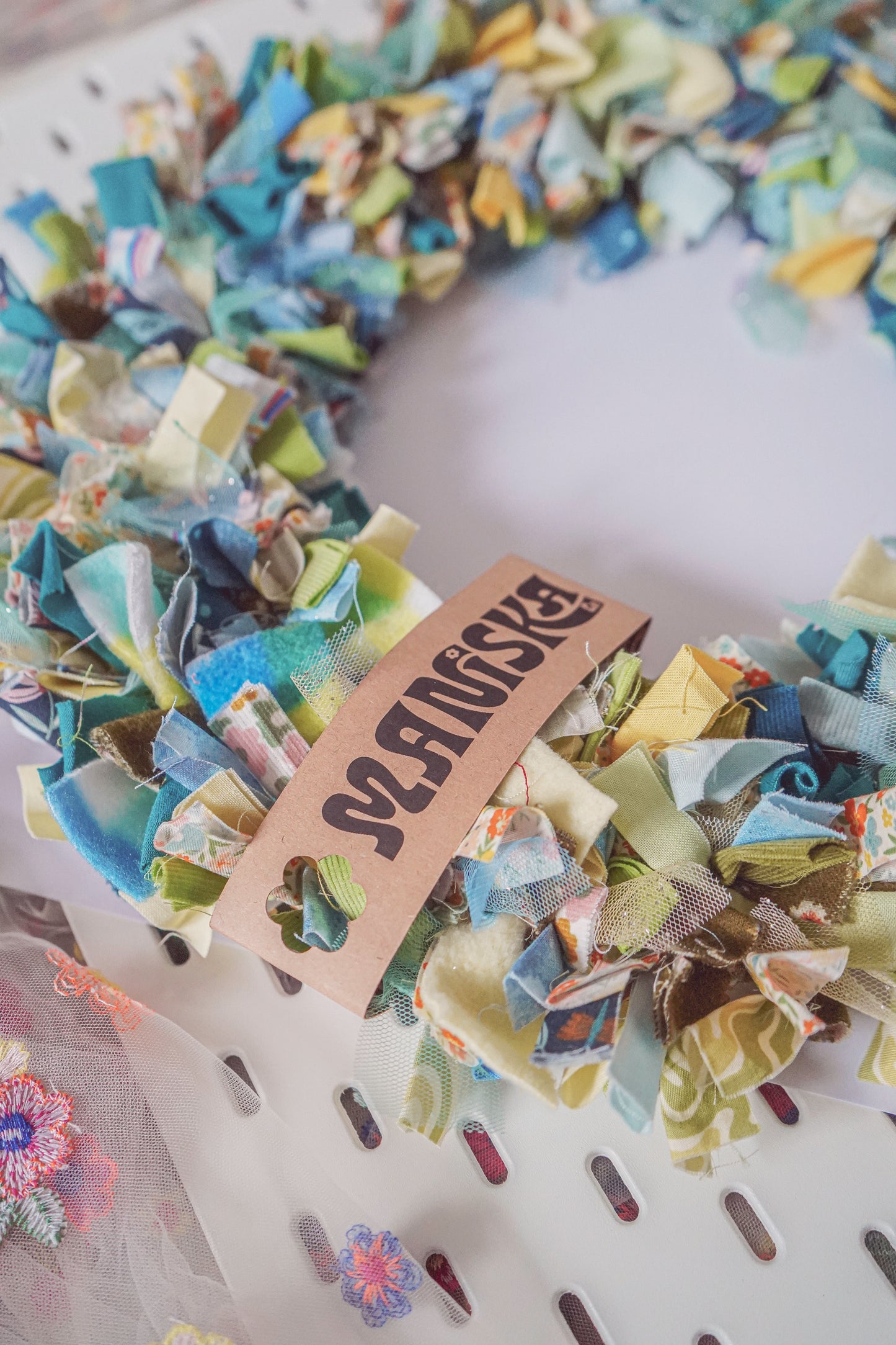Fabric Wreath - Green