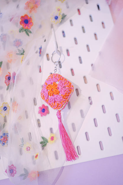 Love Granny Square - Keychain
