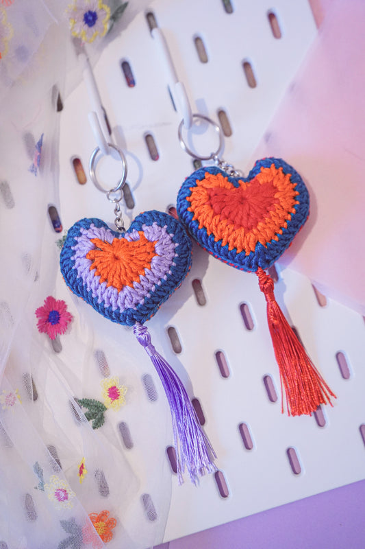 Deep Love Heart - Keychain
