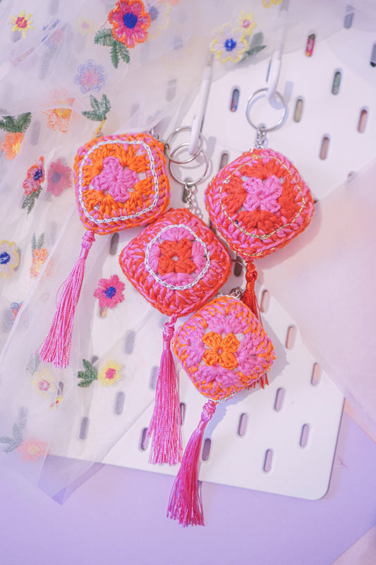 Love Granny Square - Keychain