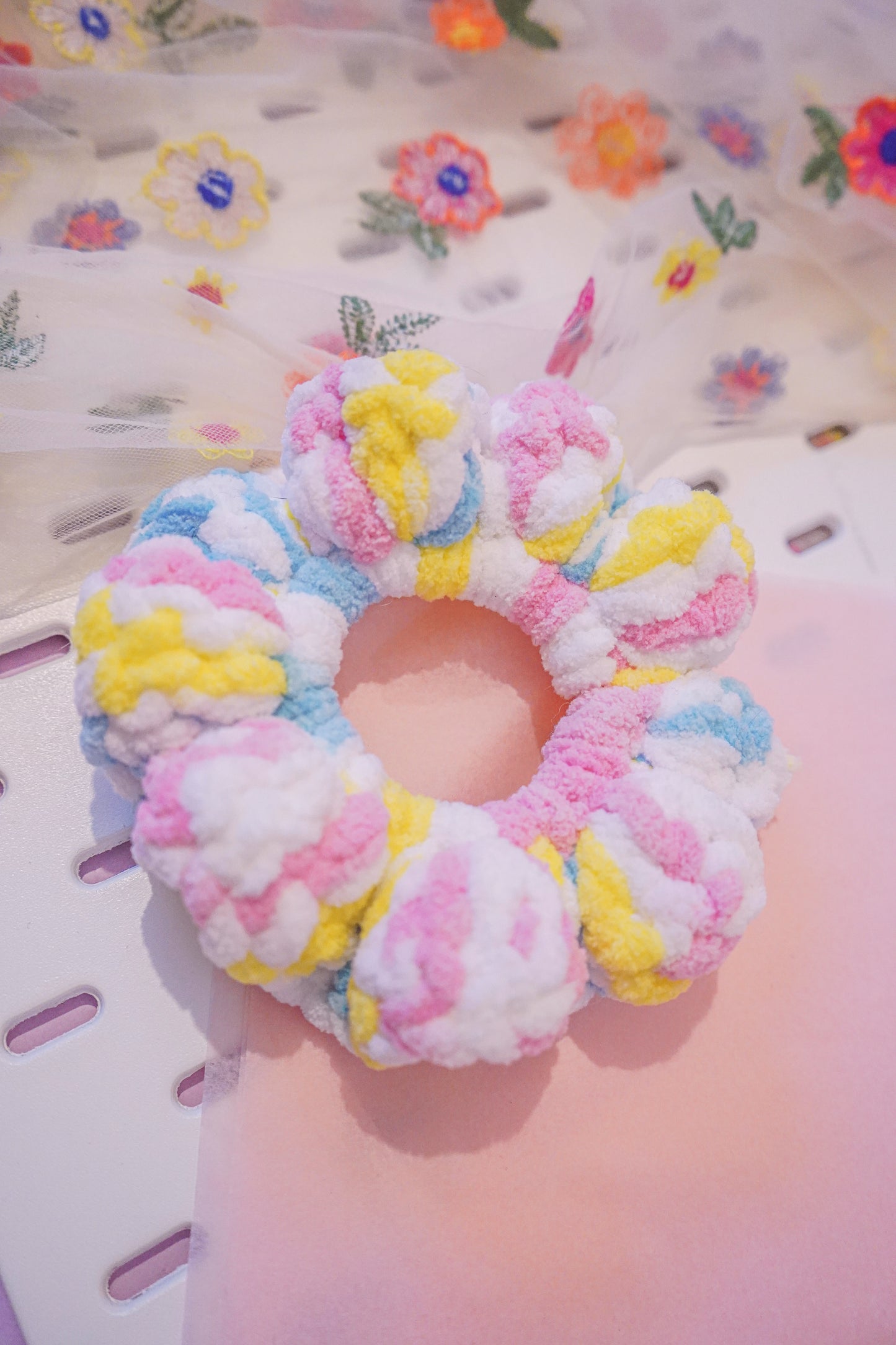Pastel Candy Cloud - XL Scrunchie