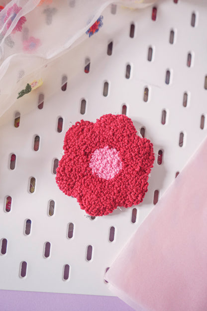 Maniska Punch Needle Coaster - Flower