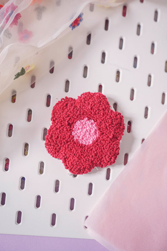 Maniska Punch Needle Coaster - Flower