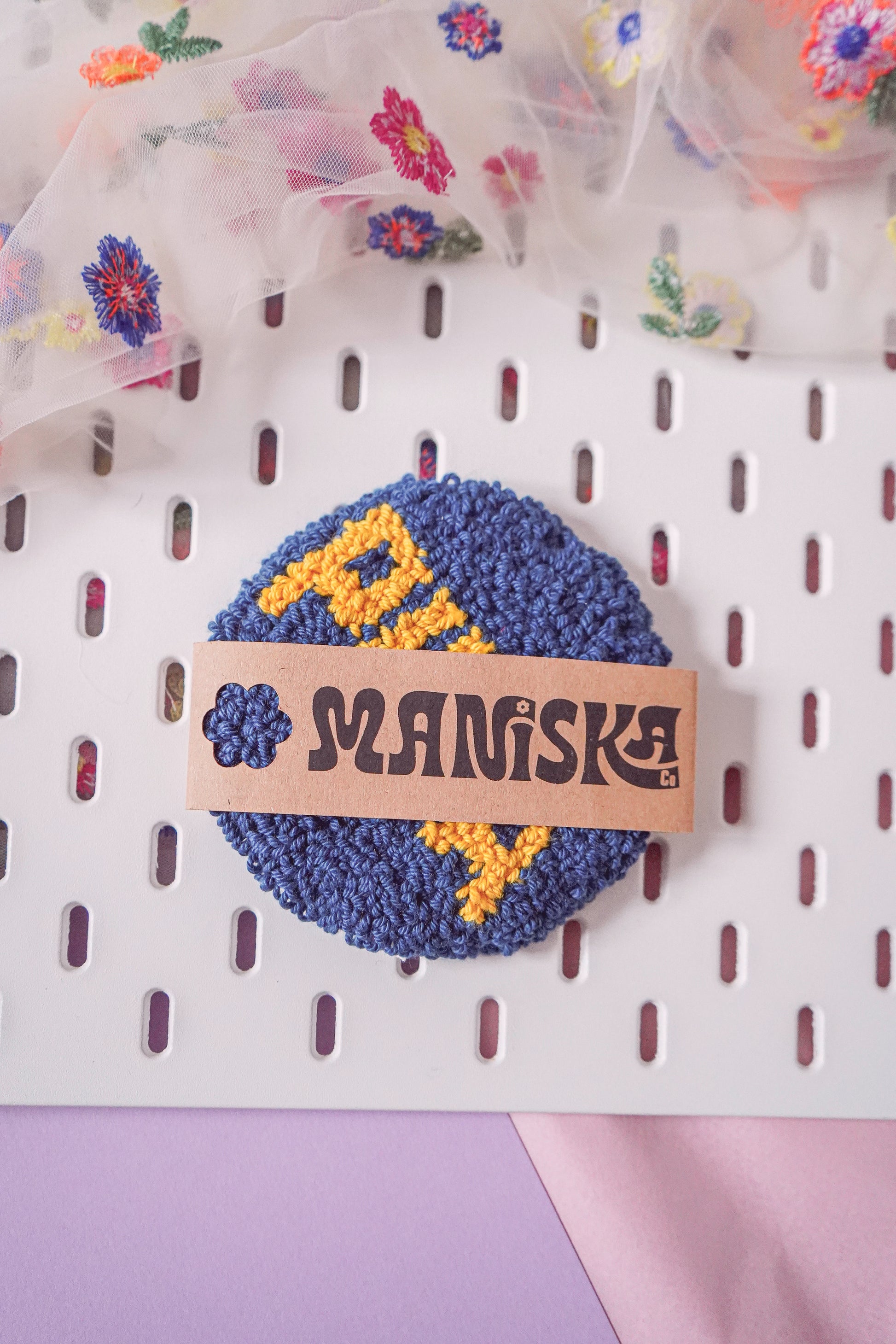 Shameless Punch Needle Coaster - P*TA