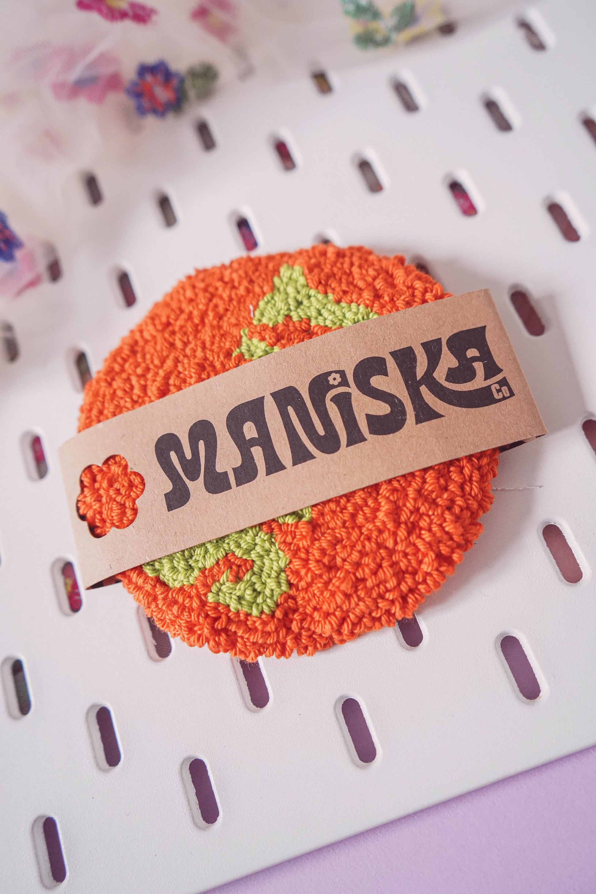 Shameless Punch Needle Coaster - SL*T