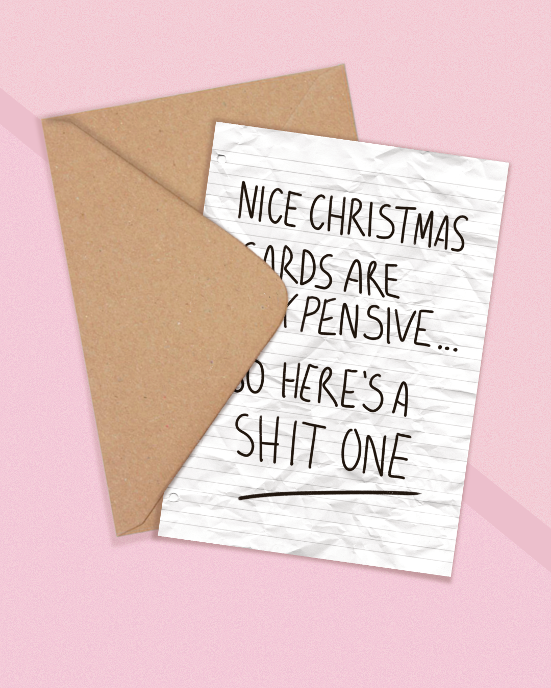Sh*t Christmas Card - Christmas Card