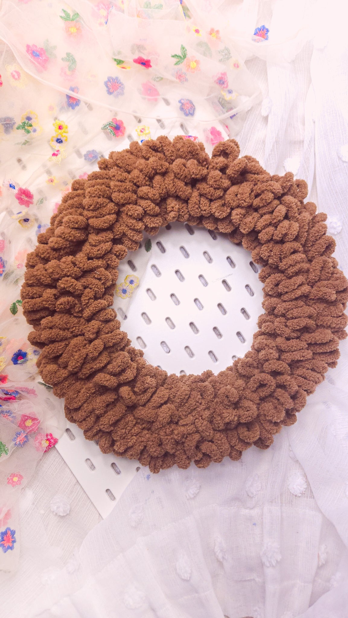 Cosy Yarn Wreath